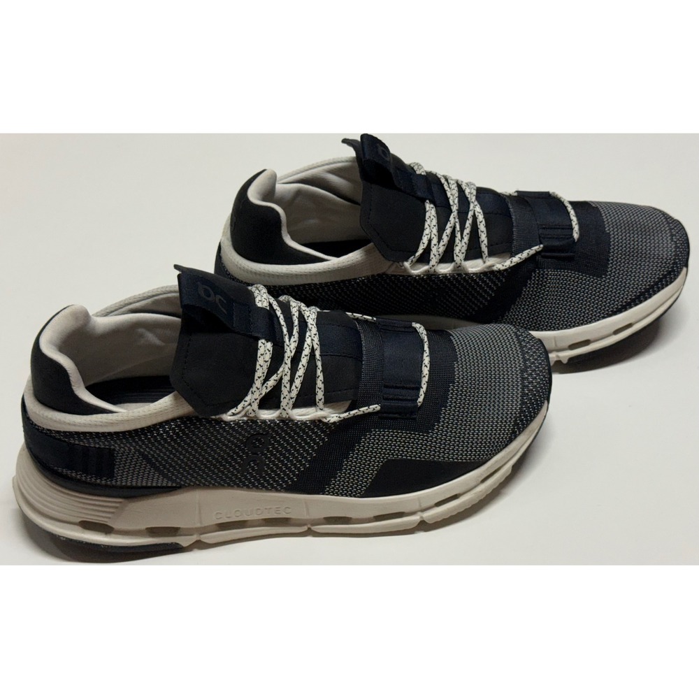 On Running Cloudnova Mens Black White Athletic Sneakers 26.99265 US 9.5